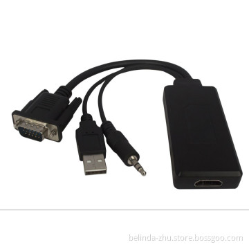 VGA with Video and Audio to HDMI HD 1080P Converter
